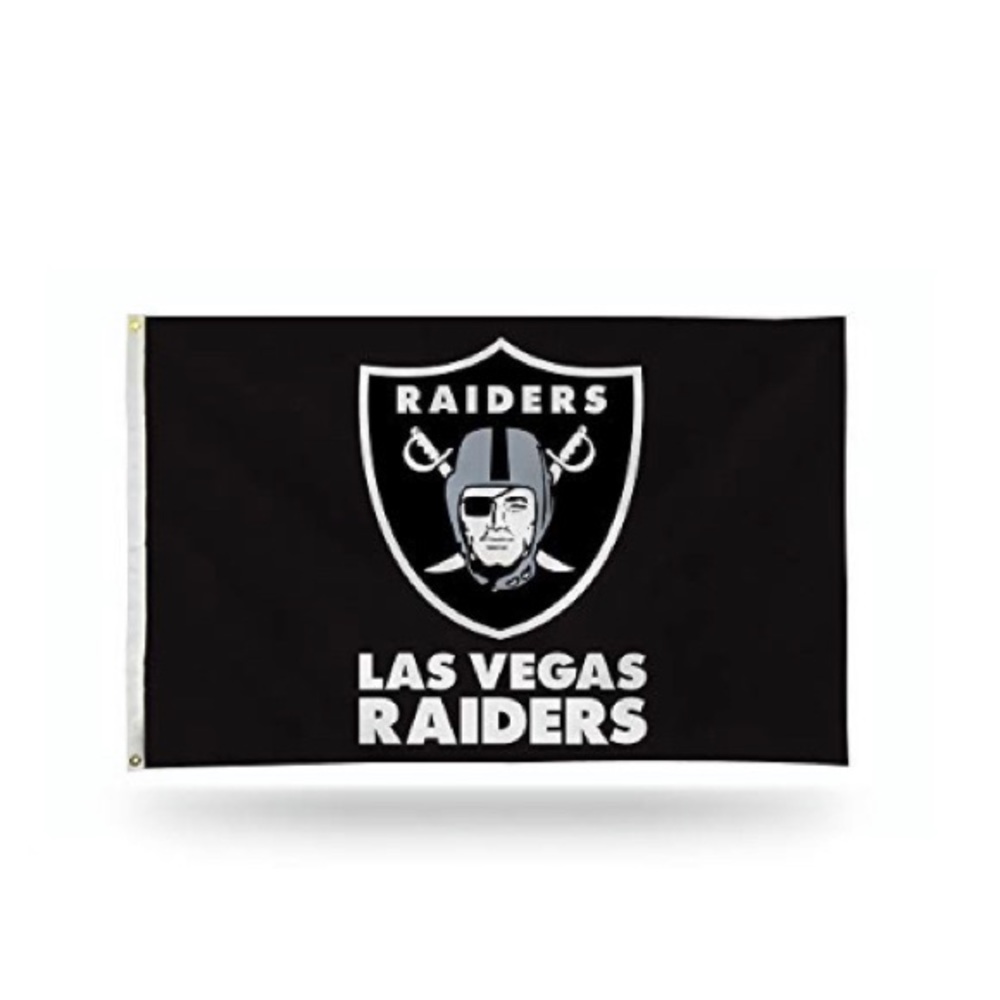NFL Las Vegas Raiders 3-Foot by 5-Foot Single Sided Banner